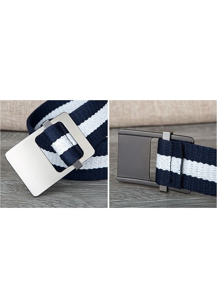 140CM Klasik Basit Stil Günlük Pantolon Öğrenci Kanvas Kadın ve Erkek Genişletilmiş Kemer (Yurt Dışından) indirimleri