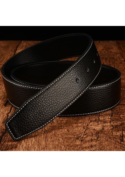 Lüks Hiçbir Toka Kemer Marka H Erkekler Yüksek Kaliteli Erkek Hakiki Gerçek Deri Kot Kurulu Tokası-Mektup Kemerler (Yurt Dışından) fiyatları