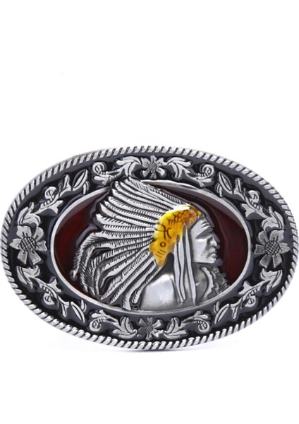 Loveshopping* Hint Metal Erkek Kemer Tokası Batı Kovboy Kemerleri Toka Fit 1.5 (Yurt Dışından)