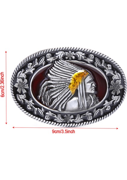Loveshopping* Hint Metal Erkek Kemer Tokası Batı Kovboy Kemerleri Toka Fit 1.5 (Yurt Dışından) indirimleri