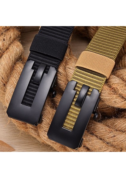 MEN39S Askeri Hakiki Kemer Otomatik Toka Yüksek Kaliteli Naylon Ordu Kanvas Erkek Kemerler Açık Spor Aksesuarları (Yurt Dışından) modelleri