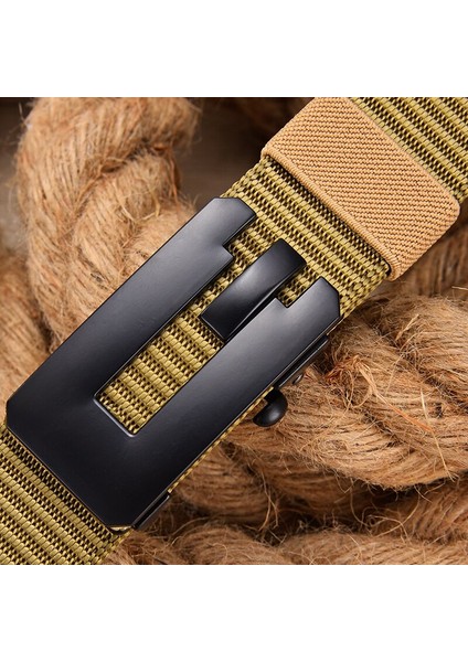 MEN39S Askeri Hakiki Kemer Otomatik Toka Yüksek Kaliteli Naylon Ordu Kanvas Erkek Kemerler Açık Spor Aksesuarları (Yurt Dışından) fırsatları