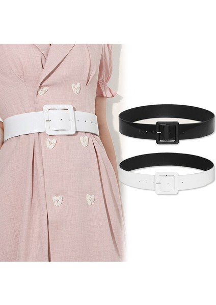 Moda Şeker Renk Parlak Pu Kemerler Kadınlar Için Pembe Mavi Yeşil Ince Pin Toka Çok Renkli Kadın Kemerler Tüm Maç Kemer (Yurt Dışından) modelleri