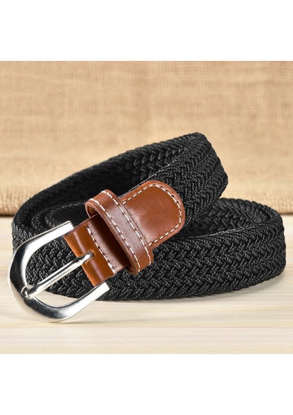 Moda Kadın Örme Kanvas Elastik Streç Kemer Kumaş Rahat Dokuma Kemer Kadın Kot Dokuma Taktik Kayış Kemer AL078 (Yurt Dışından) modelleri