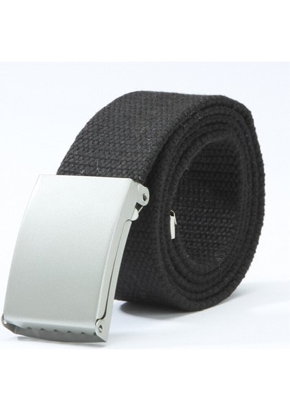 Moda Yeni Unisex Pantolon Kemerler Kanvas Kemer Tokası Erkek Kadın Erkek Kot Kemerler Şeker Renkler En KALITELI110CM Lüks Kemerler (Yurt Dışından) fırsatları