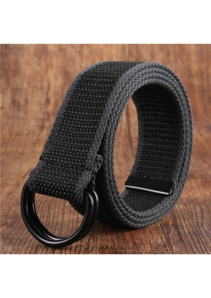 MEN39S ve WOMEN39S Gençlik Ilkbahar Sonbahar Kanvas Çift Halka Toka Basit Çok Yönlü Kot Trend Kemer (Yurt Dışından) fiyatları