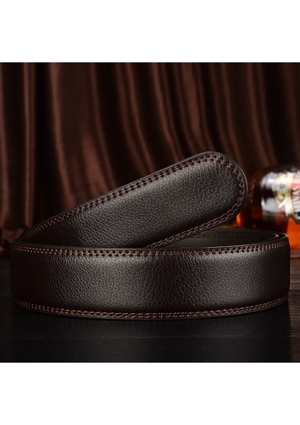 Marka Hiçbir Toka 3.0 cm Genişliğinde Hakiki Otomatik Kemer Vücut Kayışı Tokasız Kemerler Erkekler Kaliteli Erkek Kemerler 3.5 cm (Yurt Dışından) fırsatları
