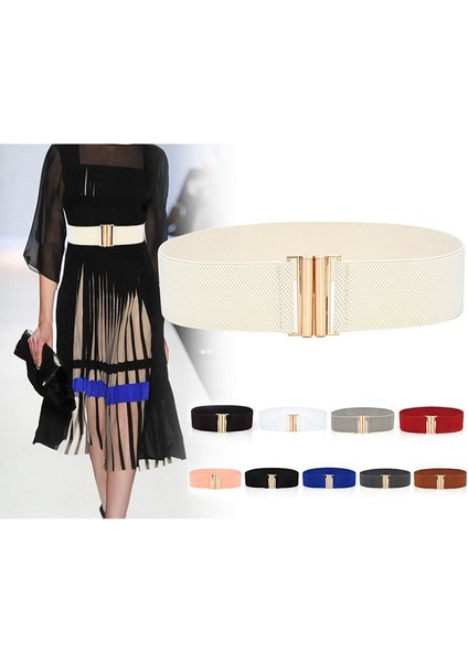 Kadın Kemer Streç Sıska Elastik Geniş Ceinture Korse Kravat Sarma Bel Yumuşak Vintage Femme Kırmızı Siyah Mavi Elbise Kemer Aksesuarları (Yurt Dışından) fiyatları