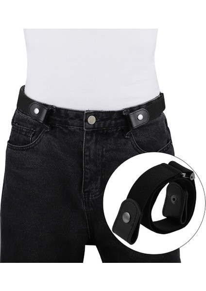 Kadınlar Için Tokasız Kolay Kemer Kadın Bel Elastik Streç Kot Gizli Görünmez (Yurt Dışından) fırsatları