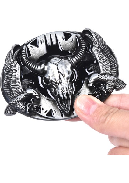 Loveshopping* Yeni Moda Batı Steer Şarj Boğa Vintage Erkekler Rodeo Kovboy Kemer Tokaları (Yurt Dışından) modelleri