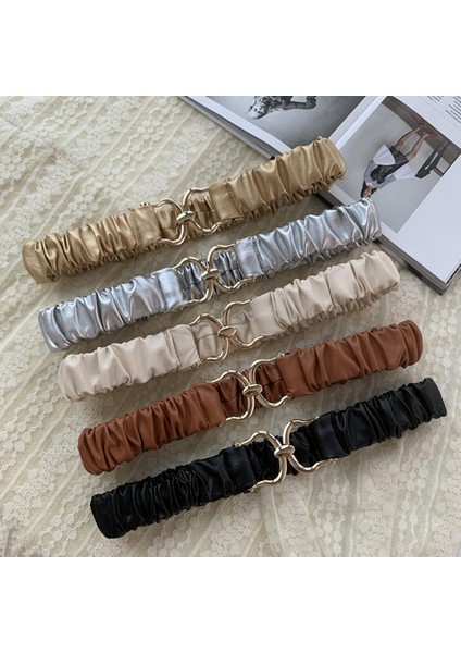 Moda Elastik Kemerler Kadınlar Için Yüksek Kaliteli Tasarımcı Marka Bel Kayışı Tüm Maç Bayan Elbise Ceket Kazak Dekoratif Kemer (Yurt Dışından)