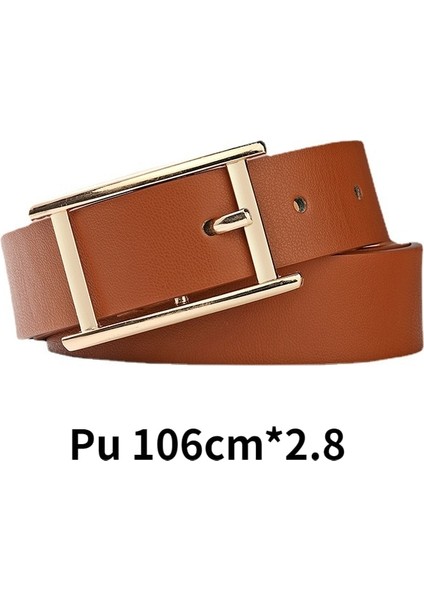 Kadınlar Altın Kare Pu H Kemer Moda Metal Pin Toka Dikdörtgen Kemerler Kadınlar Için Lüks Siyah Kemer Kadın Elbisesi Kot 2021 (Yurt Dışından) fiyatları