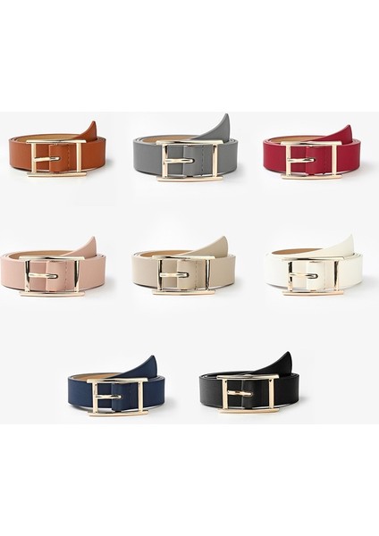 Kadınlar Altın Kare Pu H Kemer Moda Metal Pin Toka Dikdörtgen Kemerler Kadınlar Için Lüks Siyah Kemer Kadın Elbisesi Kot 2021 (Yurt Dışından) modelleri