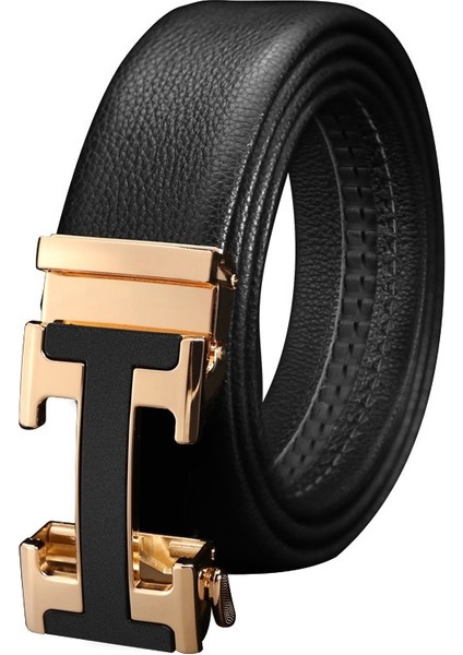 Model Adı Marka Deri Otomatik Tokalı Kemer Saf MEN39S Iş Pantolon Kemeri H Şekilli Altın Tokalı (Yurt Dışından) fiyatları