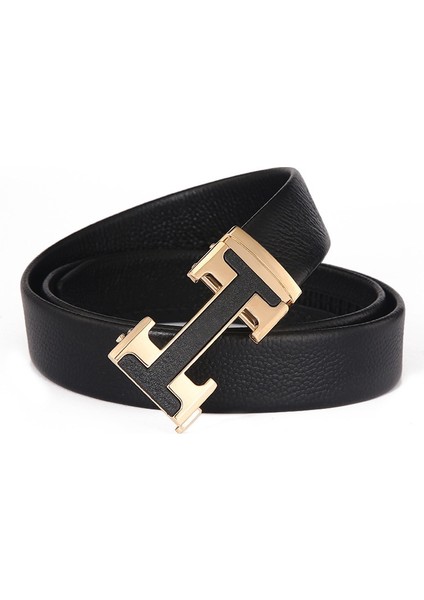 Model Adı Marka Deri Otomatik Tokalı Kemer Saf MEN39S Iş Pantolon Kemeri H Şekilli Altın Tokalı (Yurt Dışından) modelleri