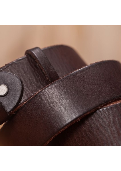 MEN39S Kemer Deri Kemer Erkekler Erkek Hakiki Deri Kayış Kahverengi Deri Kemer Erkekler Için Pin Toka Vintage Kot Cintos Masculinos (Yurt Dışından) fırsatları