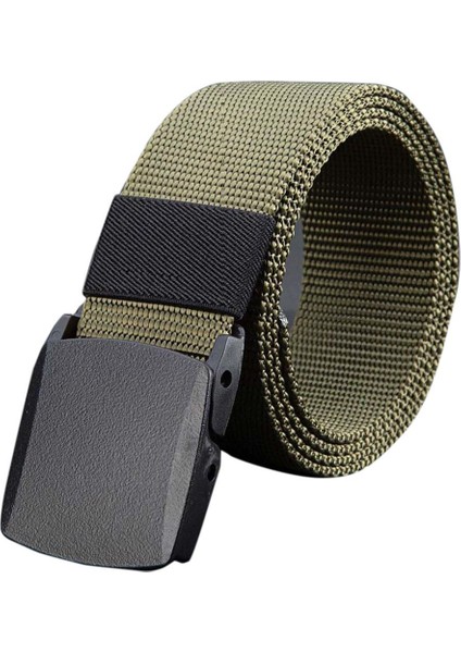 Moda MEN39S Hiçbir Metal Plastik Toka Kanvas Açık Kemerler Rahat Kot Kemer Nefes Alabilir Aşınmaya Dayanıklı Kemer (Yurt Dışından) indirimleri
