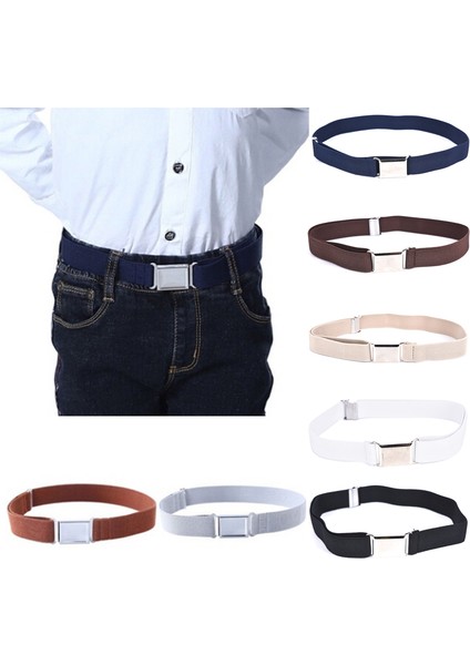 Loveshopping* Çocuk Düz Renk Unisex Kanvas Kemerler Erkek Kız Elastik Kemer Ayarlanabilir (Yurt Dışından) fiyatları