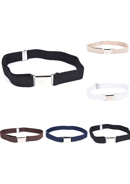 Loveshopping* Çocuk Düz Renk Unisex Kanvas Kemerler Erkek Kız Elastik Kemer Ayarlanabilir (Yurt Dışından) fırsatları