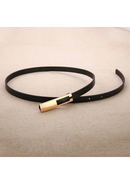 Lüks Metal Toka Ince Kemer Klasik Vahşi Moda Kadın Minimalist Kemer Sapanlar Giyim Elbise Aksesuarları (Yurt Dışından)