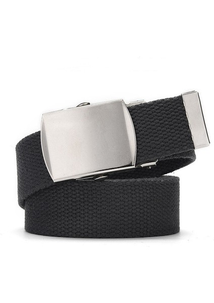 Moda MEN39S Kemerler Kanvas Kemer Aşınmaya Dayanıklı Askeri Kemerler Rahat Kot Kemer Unisex Açık Eğitim Kemer Metal Kemerler (Yurt Dışından) indirimleri