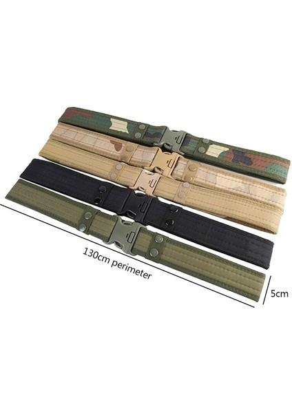 Moda Erkek Taktik Askeri Naylon Kemer Açık Çok Fonksiyonlu Eğitim Kemer Yüksek Kaliteli Kamuflaj Bel Kemerleri (Yurt Dışından) fırsatları