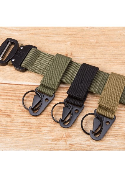 MEN39S Kanvas Toka Renkli Anahtarlık Askeri Naylon Metal Düğme Istiridye Ağız Şekli Macun Kemerler Serin Alaşım Toka Erkekler Kartal (Yurt Dışından) modelleri
