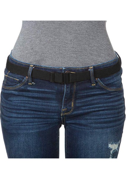 Kadınlar Için Kemerler Ayarlanabilir Streç Elastik Kemer Hiçbir Gösteri Düz Toka Kaymaz Geri Bel Kemeri Kot Ceinture Femme Pasek (Yurt Dışından) modelleri