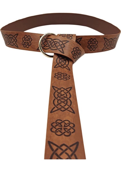 Ortaçağ Kabartmalı Viking Vegvisir Pu Deri O Kemer Retro Rönesans Şövalye Tokaları Kemer Deri Kemer Erkekler Kadınlar Için (Yurt Dışından) fırsatları