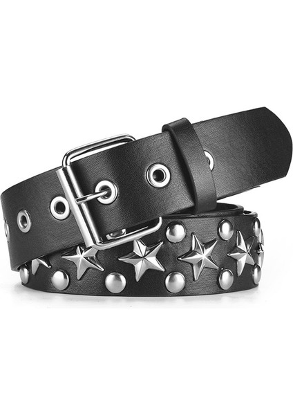 Piramit Moda Perçin Kemer Erkek Kadın Punk Donanım Kot Kemer Hip Hop Trend Tasarımcı Kemer Kadın Kemerler Kemerler (Yurt Dışından) fırsatları
