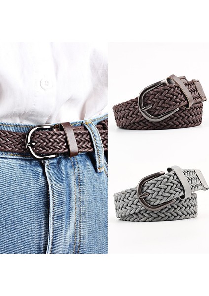 Kadın Büküm Balmumu Halat Örgülü Kemer Moda Rahat Kemerler Kadınlar Için Kot Elbise Metal Toka Kadın Kemer Lüks Tasarımcı Marka (Yurt Dışından) fiyatları