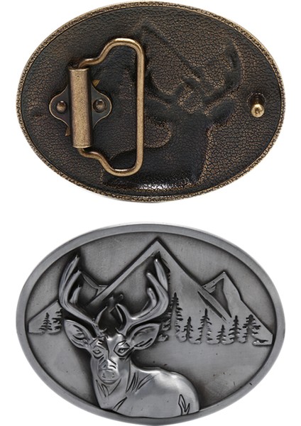 Loveshopping* Batı Elk Metal Alaşım Erkek Kemer Tokaları Kovboy Moda Toka Yeni Hediye (Yurt Dışından) indirimleri