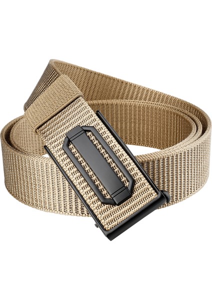 MEN39S Kanvas Kemer Kaliteli Naylon Alaşım Toka Eğlence Spor Kemer Otomatik Toka 125 cm Yüksek Kaliteli Unisex (Yurt Dışından) modelleri