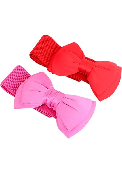 Kadın Büyük Yay Kemer Elastik Geniş Streç Bel Kemeri Yeni Tasarımcı Kemerler Sapanlar Kızlar Için Elbise Aksesuarları (Yurt Dışından) indirimleri