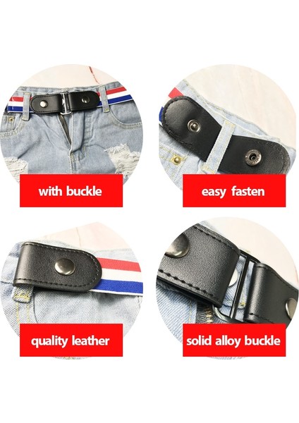 Kolay Kemer Erkekler Kadınlar Için Hiçbir Toka Elastik Kemerler Bel Kot Ceinture Femme Streç Elbise Kemer Hiçbir Sorun Gizli Kuşak (Yurt Dışından) fiyatları