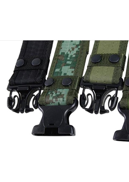 Loveshopping* Taktik Askeri Kanvas Kemer Erkekler Pratik Kamuflaj Kemer Plastik Toka (Yurt Dışından) modelleri