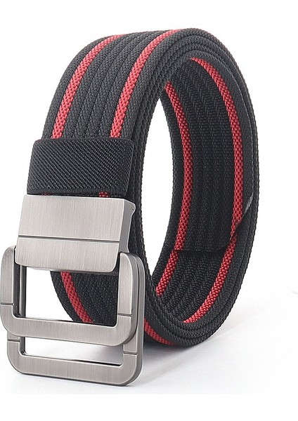 Moda Erkek Kemerler Yüzükler Metal Slayt Toka Kanvas Nefes Kovboy Kot Aksesuarları Açık Bel Kemeri Unisex Cinto (Yurt Dışından) fiyatları