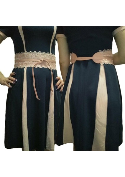 Moda Balo Çiçek Dantel Kemerler Parti Elbise Öz Geniş Kravat Gelin Bel Bandı Kadın Trendy Zarif (Yurt Dışından) fırsatları