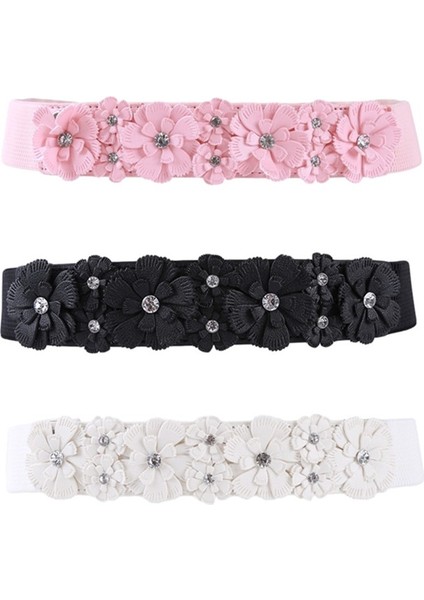 Kemer Kadınlar Için Bayan 2022 Moda Çiçek Elastik Streç Bel Kemeri Geniş Elastik Kemerler Kız Elbise Aksesuarları (Yurt Dışından) fiyatları