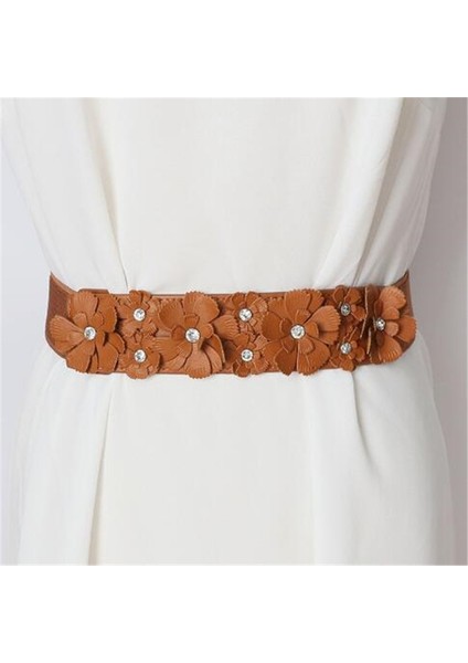 Kemer Kadınlar Için Bayan 2022 Moda Çiçek Elastik Streç Bel Kemeri Geniş Elastik Kemerler Kız Elbise Aksesuarları (Yurt Dışından) fırsatları