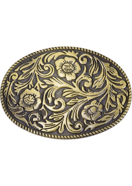 Loveshopping* Yeni Moda Batı Vintage Çiçek Erkek Kemer Tokaları Kovboy Yerli (Yurt Dışından)