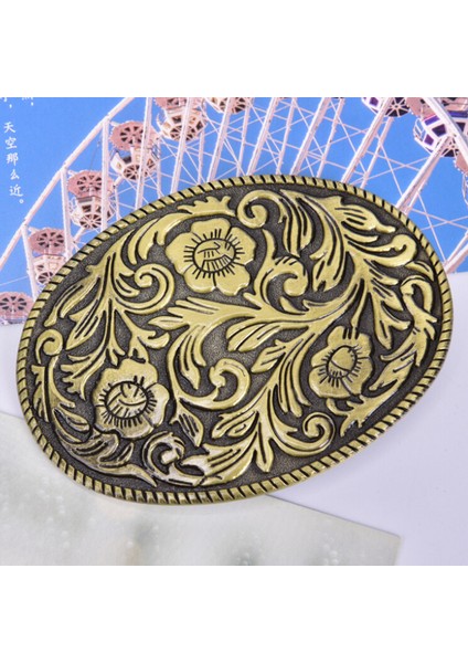 Loveshopping* Yeni Moda Batı Vintage Çiçek Erkek Kemer Tokaları Kovboy Yerli (Yurt Dışından) modelleri