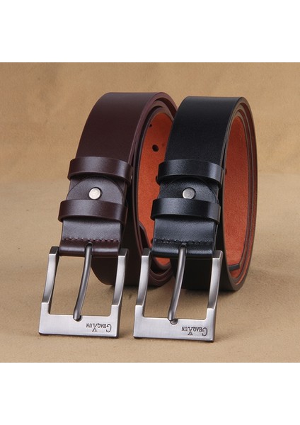 MEN39S Genç ve Orta Yaşlı Iğne Tokalı Eğlence Trendi Geniş Pantolon Kemeri (Yurt Dışından) fırsatları