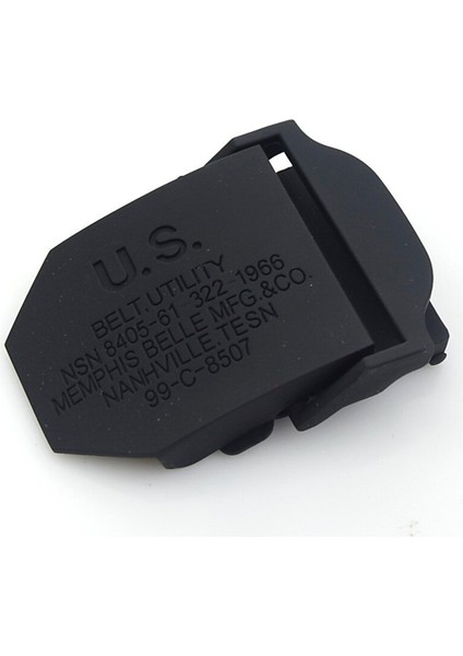 Moda Erkek Metel Toka 3.8 cm Kanvas Pamuk Kemerler Taktik Hızlı Bırakma Hebilla Hiçbir Kayış Uni Eğlence (Yurt Dışından)