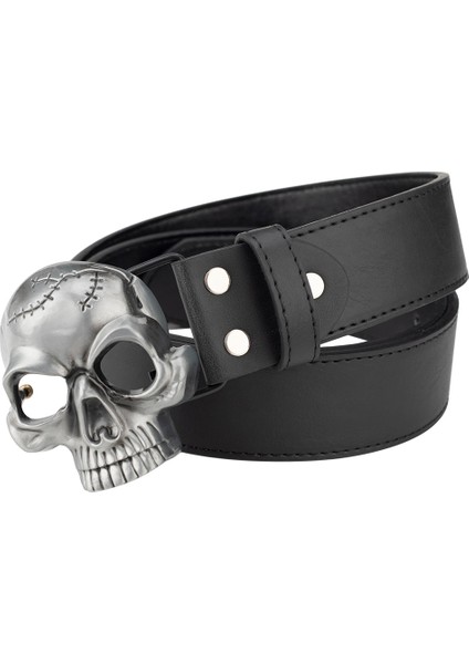 MEN39S Kafatası Tokası Moda Hayalet Kafa Kemeri (Yurt Dışından) fırsatları