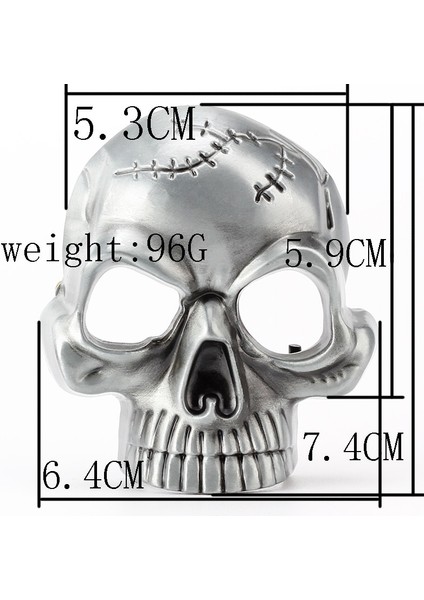 MEN39S Kafatası Tokası Moda Hayalet Kafa Kemeri (Yurt Dışından) indirimleri