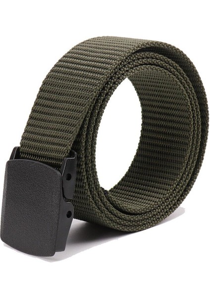 Otomatik Toka Naylon Kemer Erkek Ordu Taktik Kemer Erkek Askeri Bel Kanvas Kemerler Kuşağı Yüksek Kaliteli Kemer Kadın (Yurt Dışından)