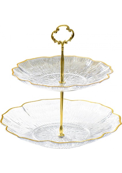Cupcake Stand Cake Stand Pasta Düğün Partileri Kutlaması 2 Katman (Yurt Dışından)