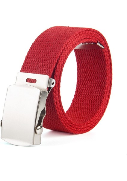 Yüksek Kaliteli 2.5 cm Erkek/kadın Kanvas Kemerler Lüks Tasarım Erkek ve Kız Açık Eğitim Kot Kemer Kemer 80-120 cm (Yurt Dışından) fırsatları