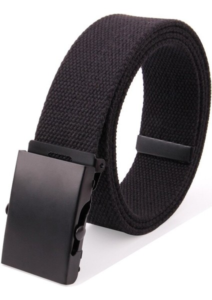 Yeni Yüksek Kaliteli Kanvas Kemer Erkek Kadın Unisex Kot Kemerler Metal Rulo Lüks Otomatik Toka Kanvas Dokuma Bel Kemerleri (Yurt Dışından) modelleri